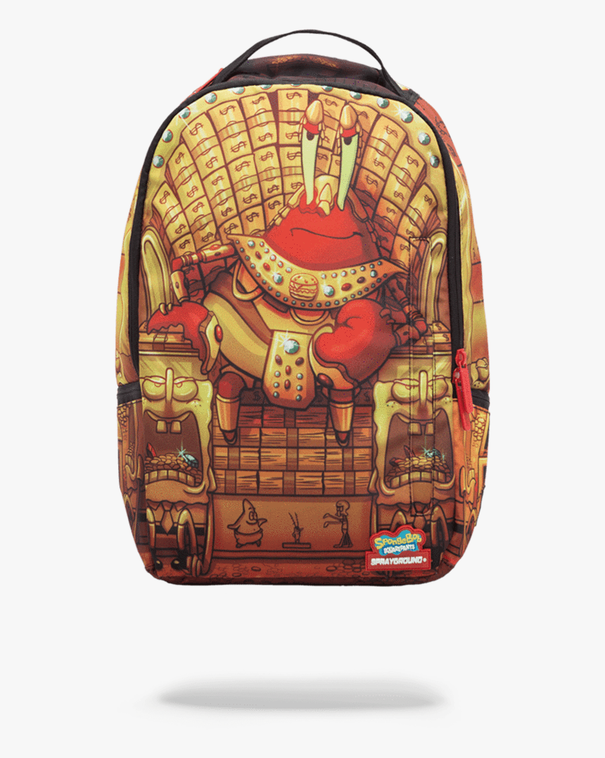 Mr Krabs Sprayground Backpack, HD Png Download, Free Download