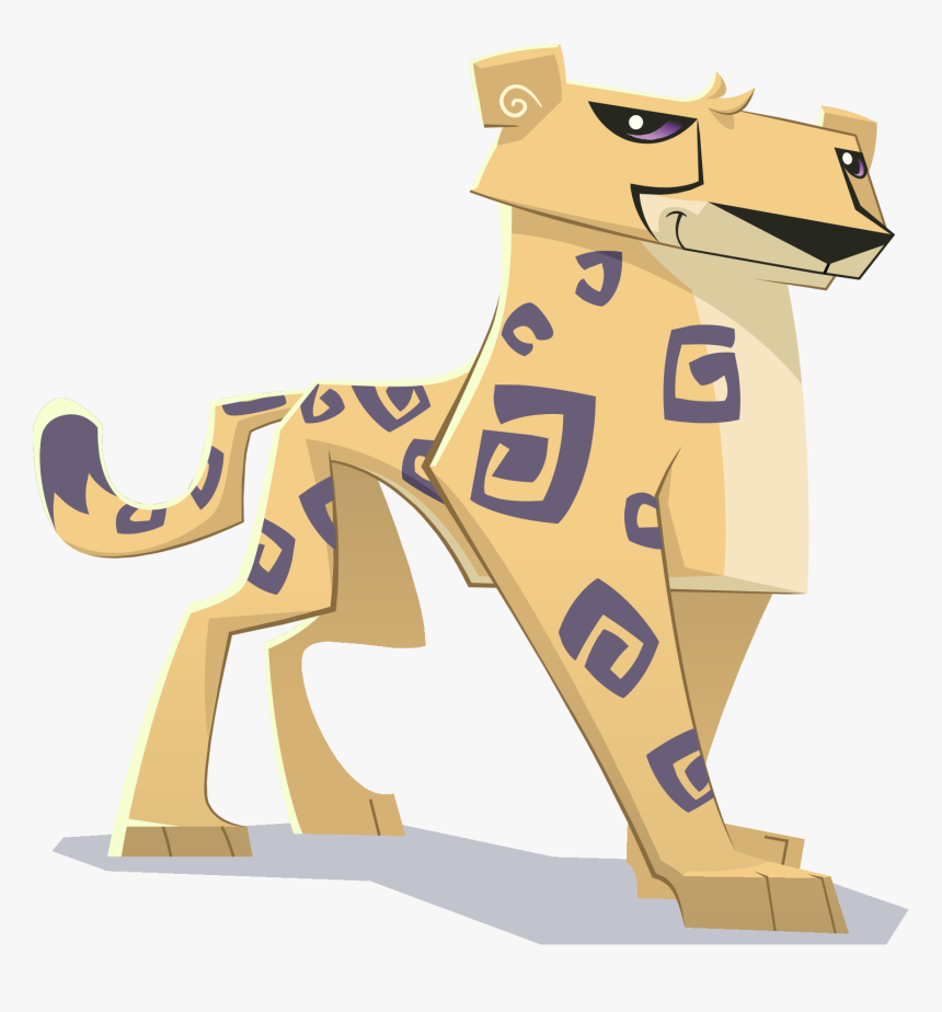 Renovated Art Cheetah - Cheetah Animal Jam, HD Png Download, Free Download