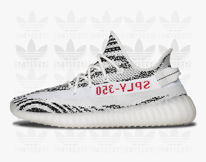 Transparent Yeezy Png - Yeezy Boost 350 V2 Zebra 2018, Png Download, Free Download