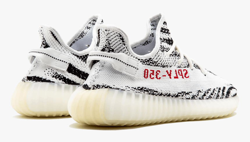 Transparent Yeezys Png - Yeezy Boost V2 Zebra, Png Download, Free Download