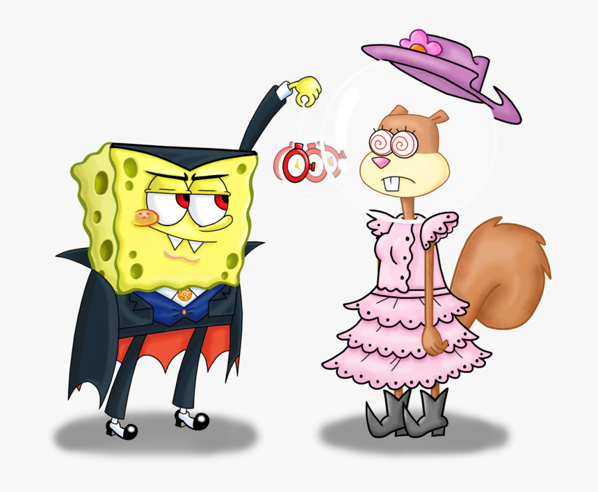 #spongebob #freetoedit #patrick #squidward #mrkrabs - Spongebob Hypno Sandy, HD Png Download, Free Download