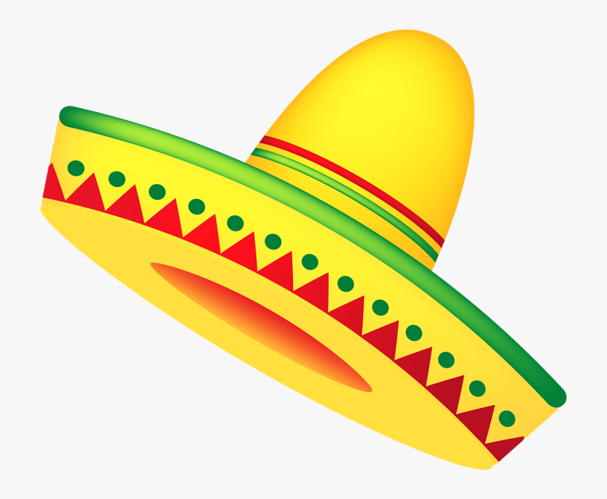 Maracas Clipart Poncho Mexican - Sombrero Mexicano Clipart, HD Png Download, Free Download