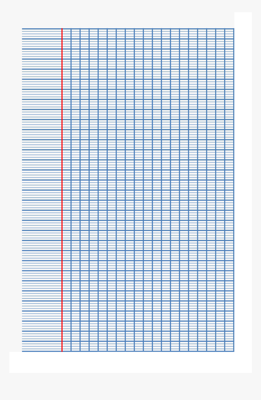 Transparent Lined Paper Png - Mad Minute Recording Sheet, Png Download, Free Download
