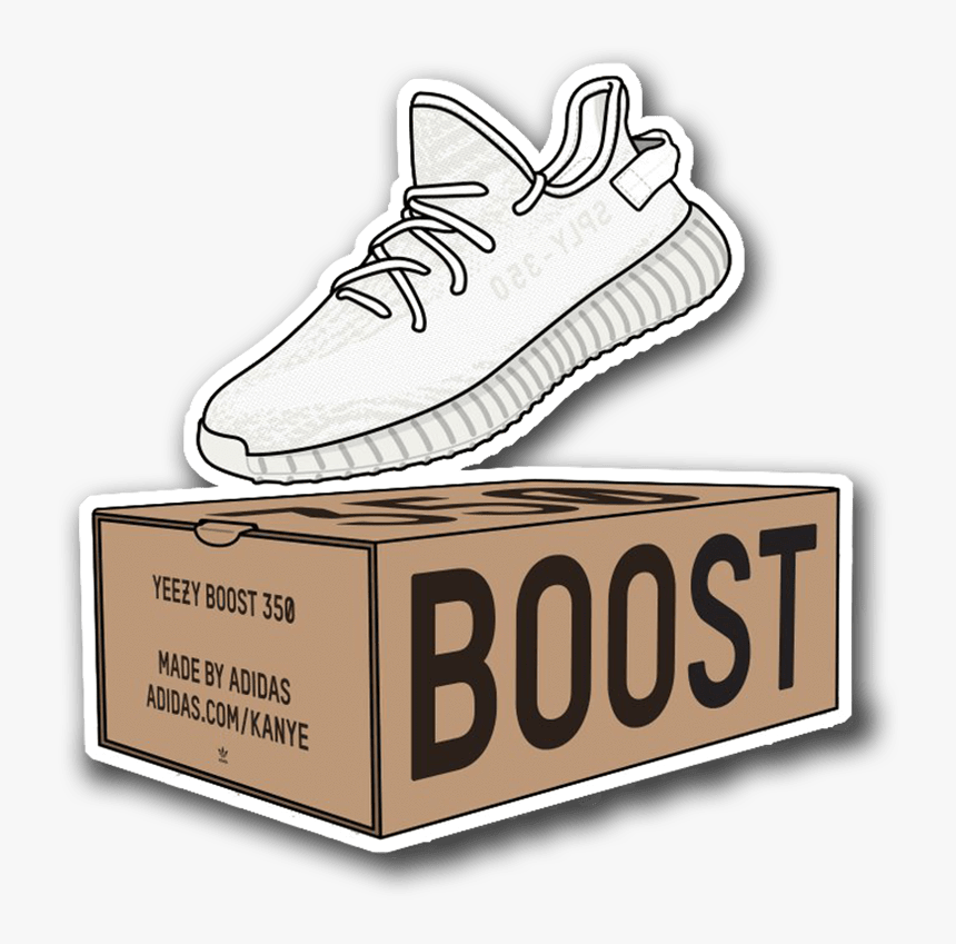 Yeezy Boost Cream White - Yeezy Frozen Yellow Drawing, HD Png Download, Free Download