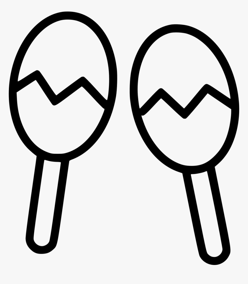 Maracas - Black And White Maracas Transparent, HD Png Download, Free Download