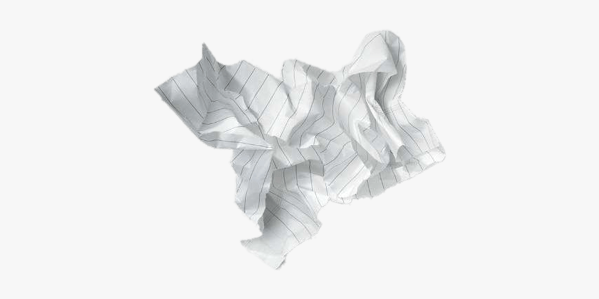 Crumpled Lined Sheet - Crumpled Paper Ball Png, Transparent Png, Free Download