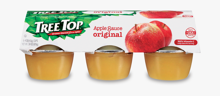 Tree Top Original Apple Sauce Cups - Tree Top Original Apple Sauce, HD Png Download, Free Download