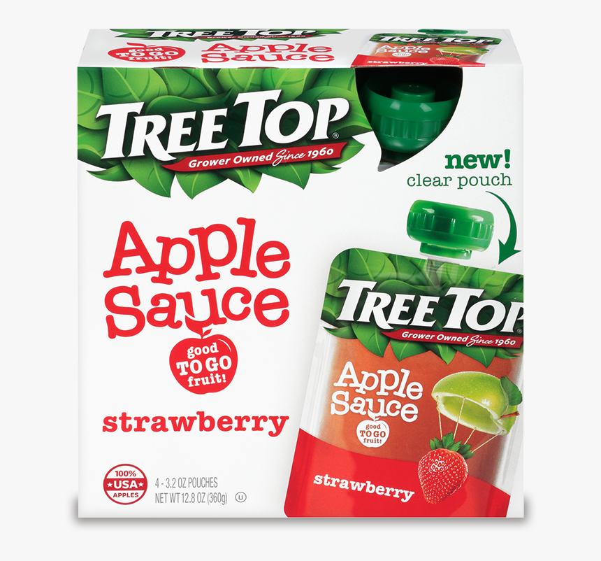 Tree Top Apple Sauce Strawberry - Flyer, HD Png Download, Free Download