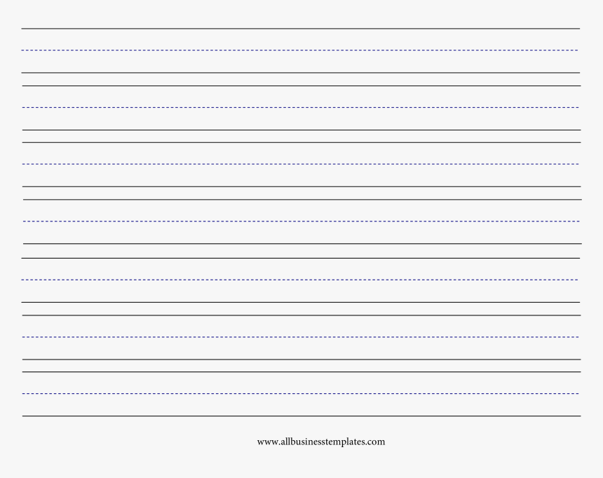 Lined Paper Large Lines Landscape Main Image - Ivory, HD Png Download, Free Download