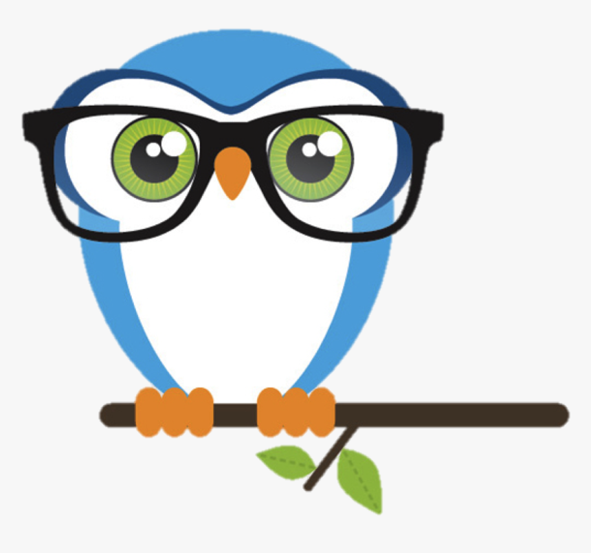 Owl Clipart Nerd Free Collection - Owl With Glasses Clipart, HD Png Download, Free Download