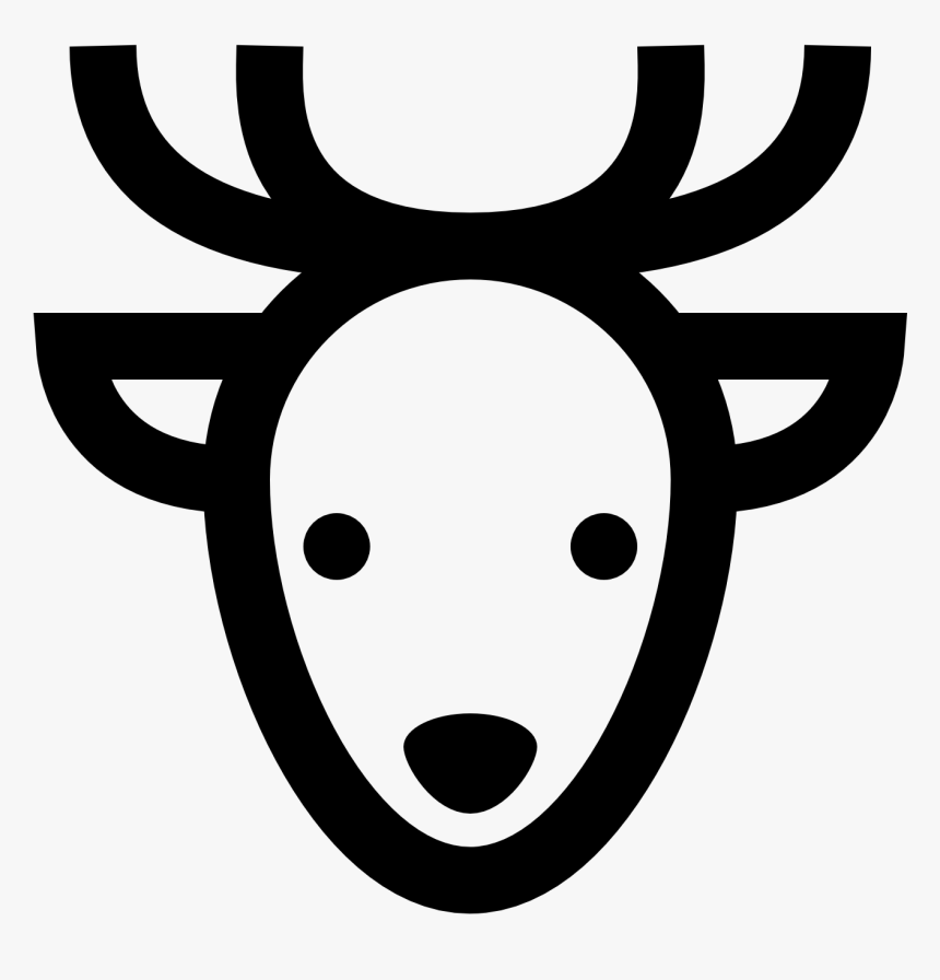 Transparent Reindeer Ears Clipart - Reindeer Icon Png, Png Download, Free Download