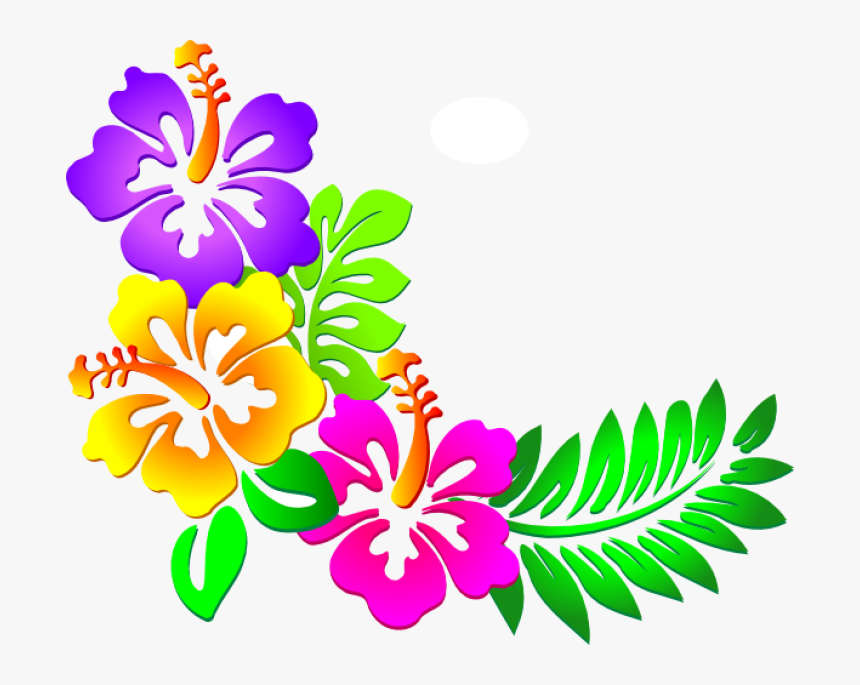 Hawaiian Flowers Clipart , Png Download - Hawaiian Clip Art, Transparent Png, Free Download