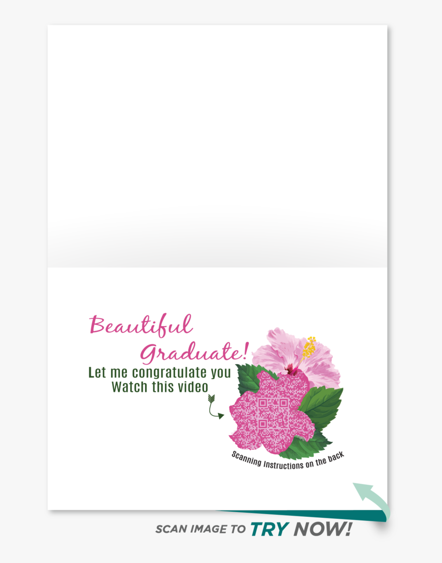 Hawaiian Flowers Graduation Card - Impatiens, HD Png Download, Free Download