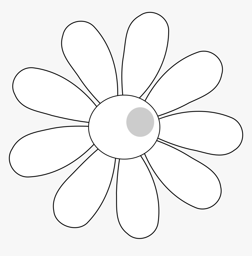 Hawaiian Flower Clip Art Black And White - Lesser Celandine Flower, HD Png Download, Free Download