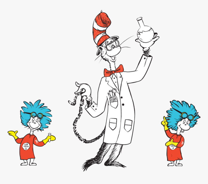 Dr Seuss Science - Cat In The Hat Science, HD Png Download, Free Download