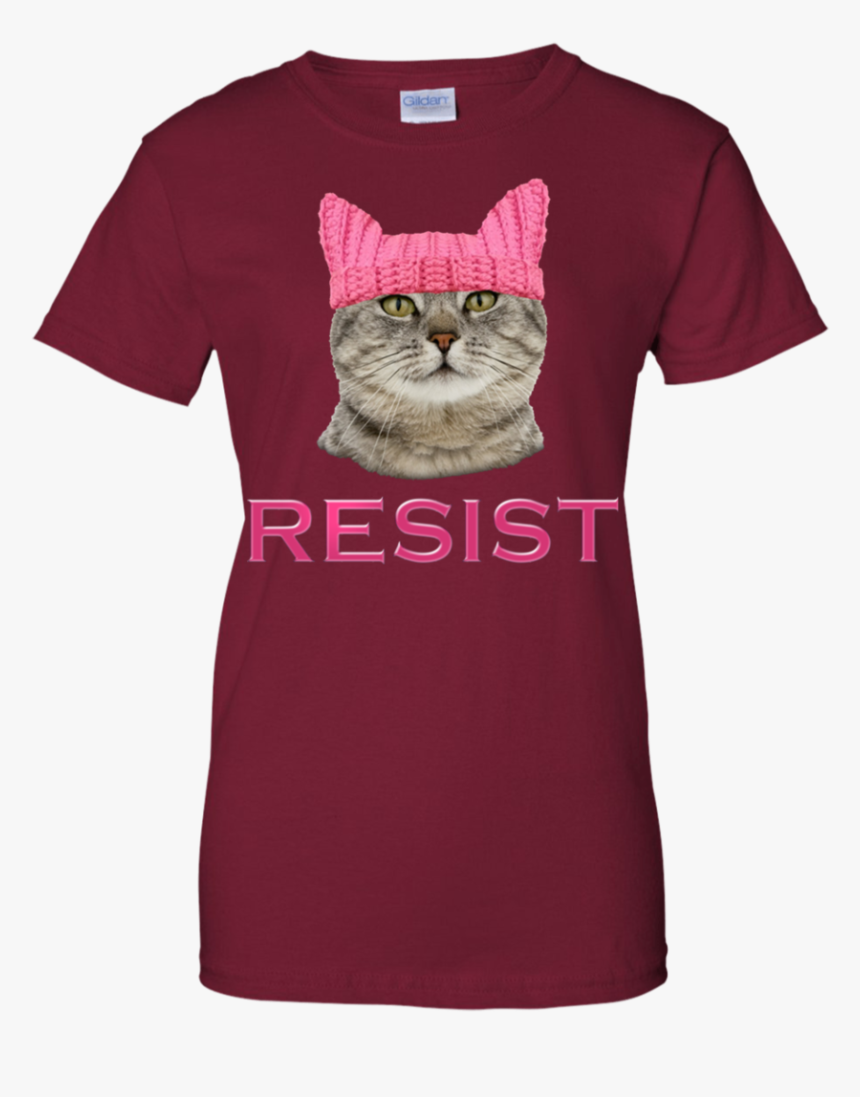 Resist Persist Pussy Cat Hat Men/women T Shirt Unisex - T-shirt, HD Png Download, Free Download