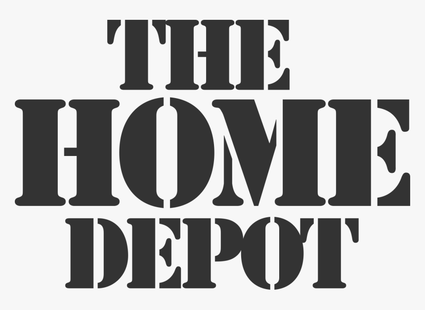 Home Depot Logo Vector Images - Home Depot Black And White, HD Png Download, Free Download