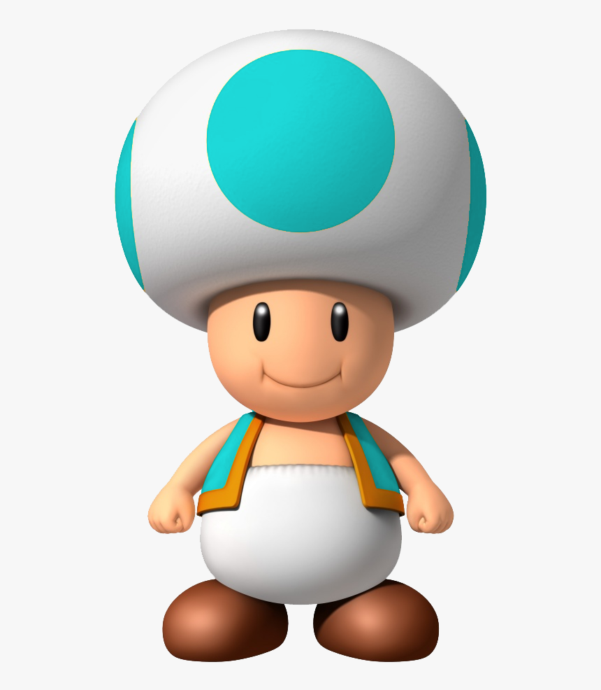 Super Mario Odyssey - Mario Bros Wii Blue Toad, HD Png Download - kindpng.