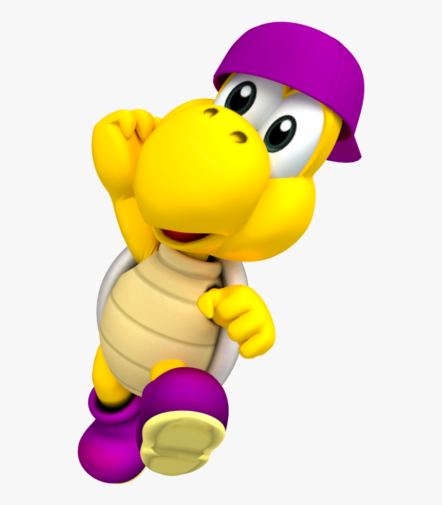 Koopa Troopa Racer Purple Super Mario Odyssey Nintega - Super Mario Odyssey Koopa Troopa, HD Png Download, Free Download