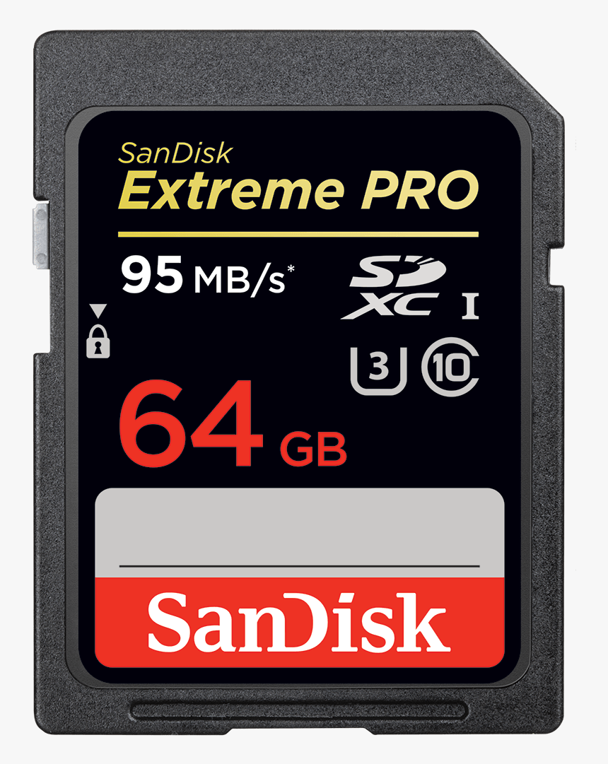 Secure Digital, Sd Card Png - Memory Card Sandisk Extreme Pro, Transparent Png, Free Download