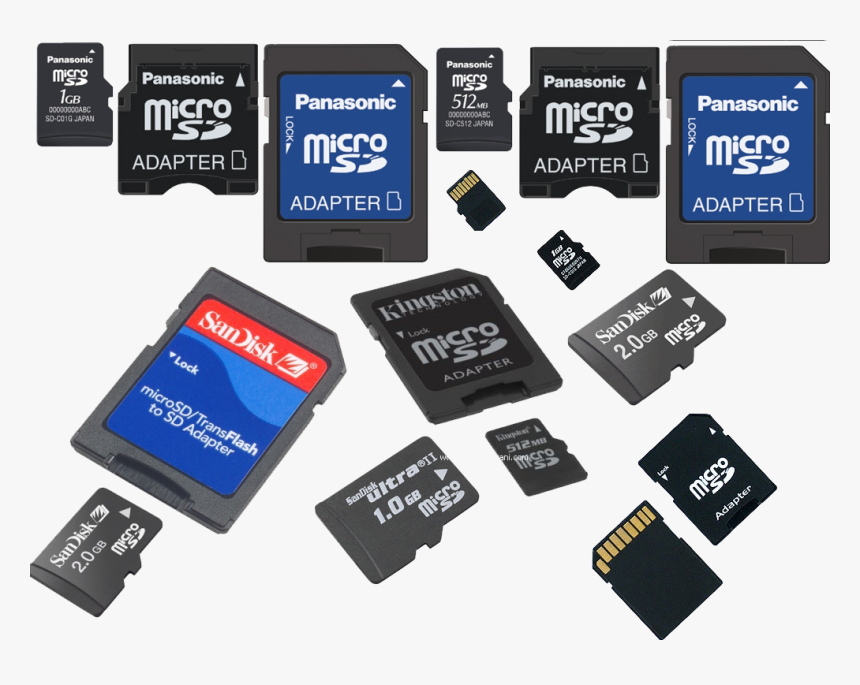 Mobile Memory Cards Png, Transparent Png, Free Download