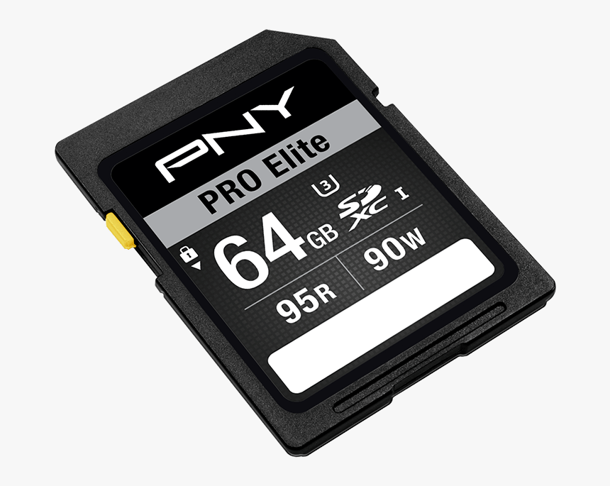 Pny Flash Memory Card Sdxc Pro Elite Class 10 64gb - Pny P Sdx128u395 Ge Elite Performance 128 Gb High Speed, HD Png Download, Free Download