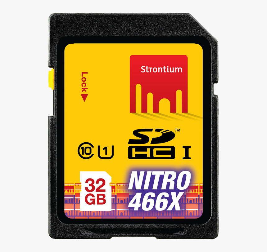 Strontium Sd Card 32gb, HD Png Download, Free Download