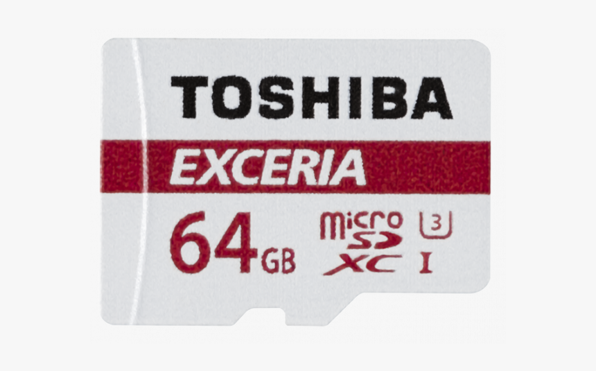 Toshiba 64gb Micro Sd Card Cl-10 - Micro Sd Toshiba 64gb, HD Png Download, Free Download