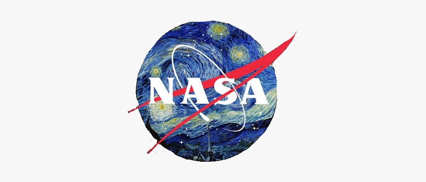 Nasa, Png, And Tumblr Png Image - Nasa Black And White Logo, Transparent Png, Free Download