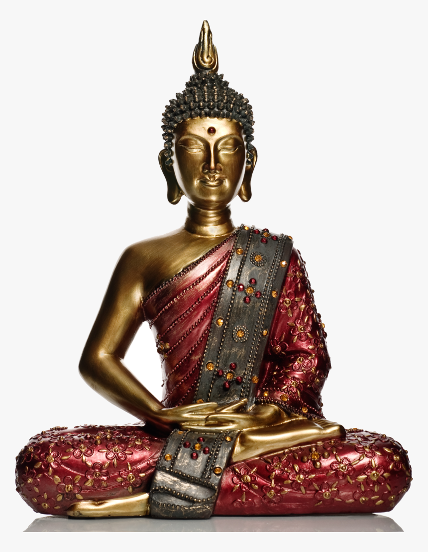 63610 - Buddha Black Statue, HD Png Download, Free Download