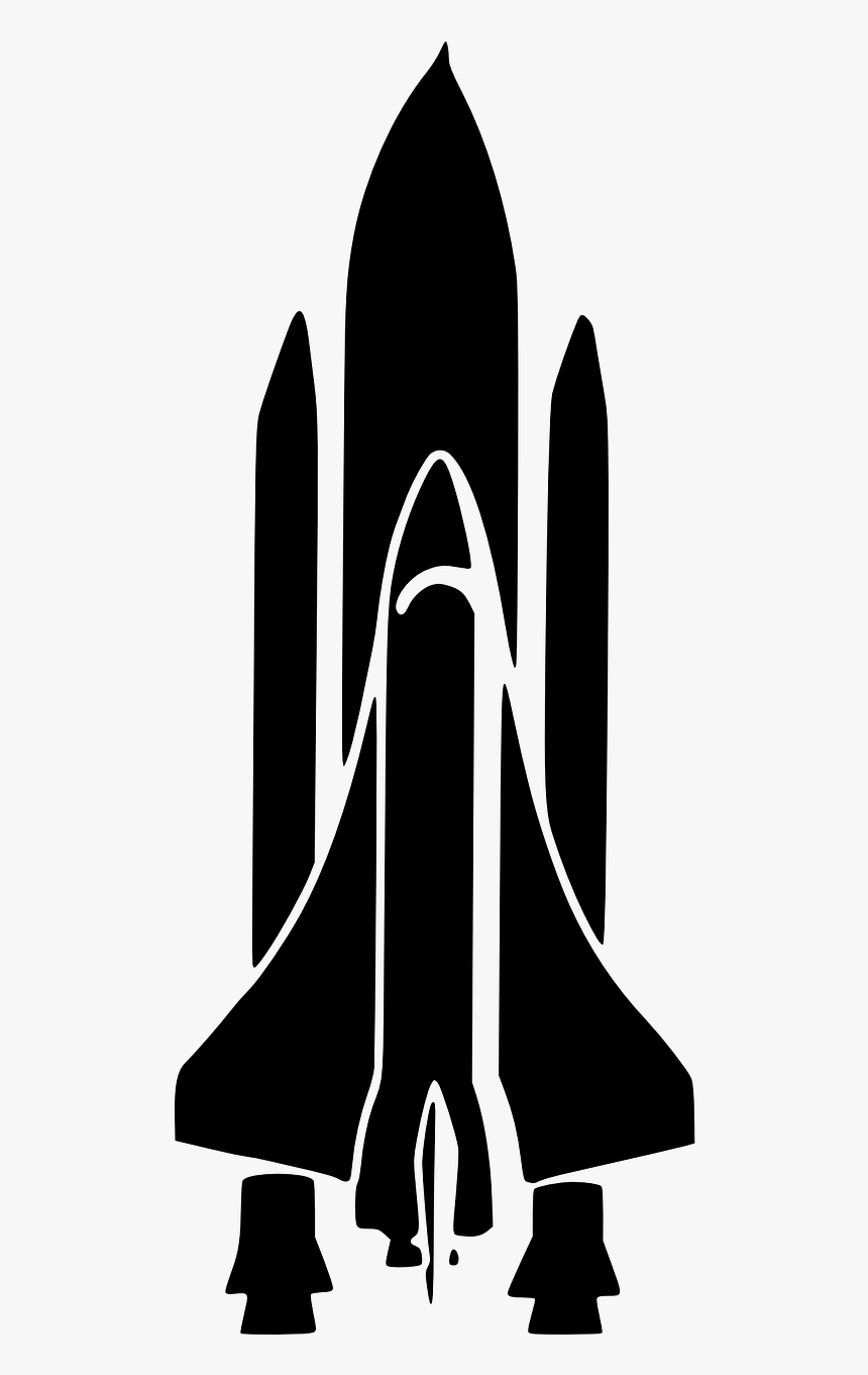 Space Shuttle Silhouette, HD Png Download, Free Download