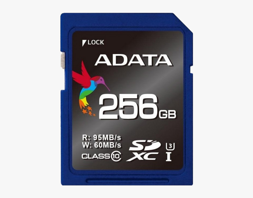 Memory Card A Data Premier Pro Sdxc, U3, 256gb, Class - Sdxc, HD Png Download, Free Download