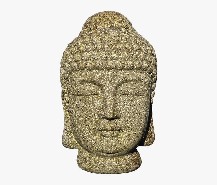 Buddha, Figure, Head, Face, Stone, Sculpture - Gautama Buddha, HD Png Download, Free Download