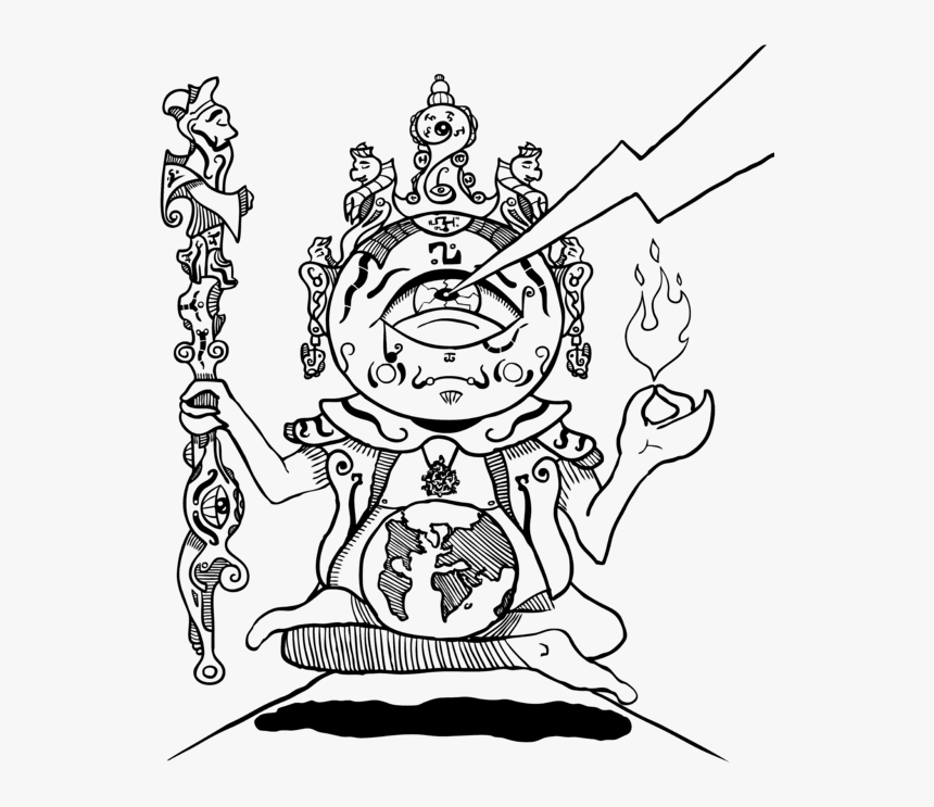 Clip Art Transparent Library Gautama Buddha Black And - Black And White Drawing Buddha, HD Png Download, Free Download