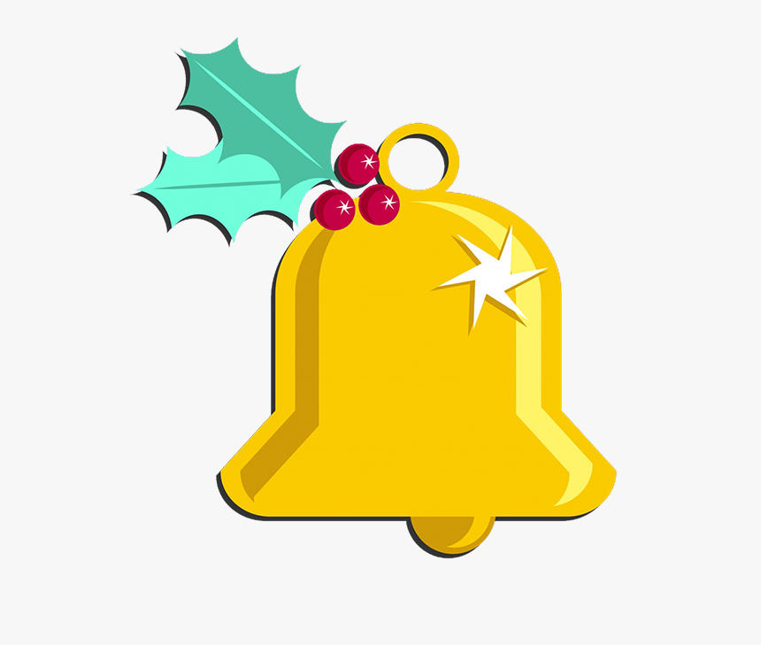 Free Christmas Clip Art - Christmas Bell Cute Png, Transparent Png, Free Download