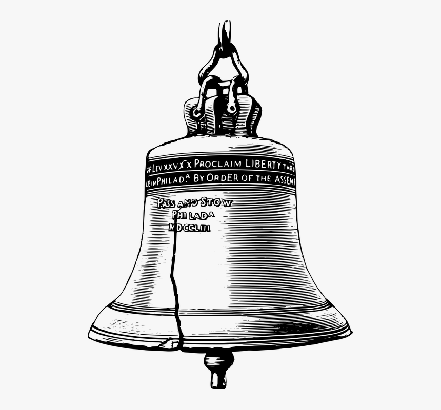 America, American, Bell, Historical, History, Icon - Drawing Liberty Bell, HD Png Download, Free Download