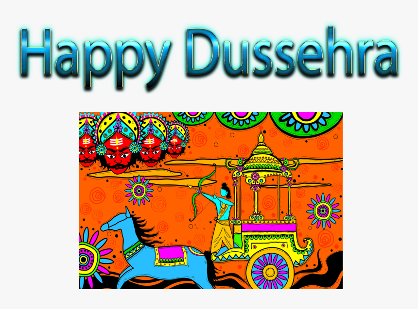 Happy Dussehra Png Free Pic - Dasara Bulletin Board Ideas, Transparent Png, Free Download