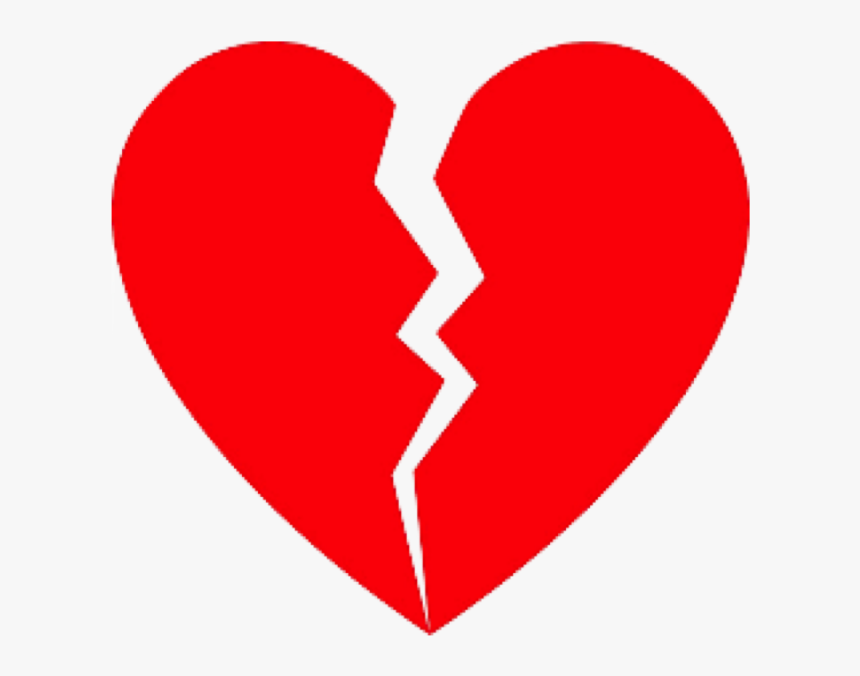 Broken Heart, Broken Or Splitted Heart Vector, Red - Sacred Heart Academy Logo, HD Png Download, Free Download
