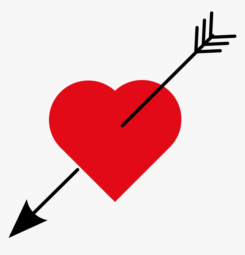 Love Png File - Love With Arrow, Transparent Png, Free Download