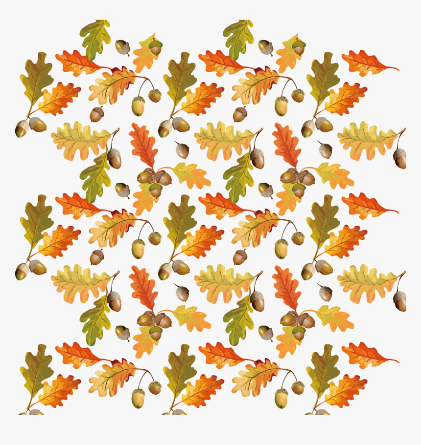 Autumn Leaves Background Vector Material - Fall Leaf Clip Art Backgrounds, HD Png Download, Free Download