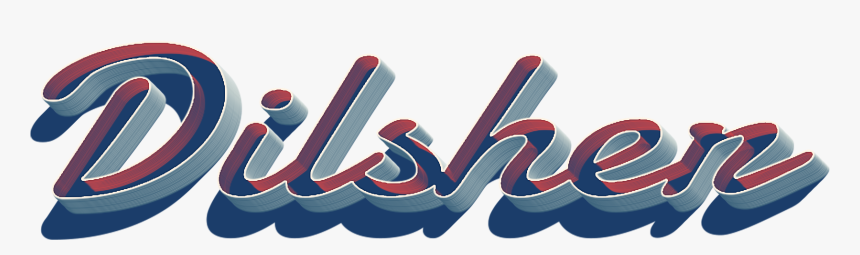 Dilsher 3d Letter Png Name - Graphic Design, Transparent Png, Free Download