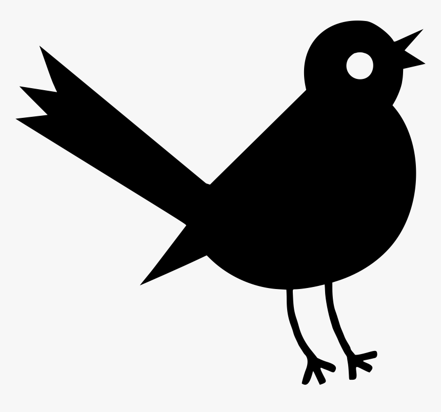 Clipart Bird Tail - Bird Silhouette Clip Art, HD Png Download, Free Download