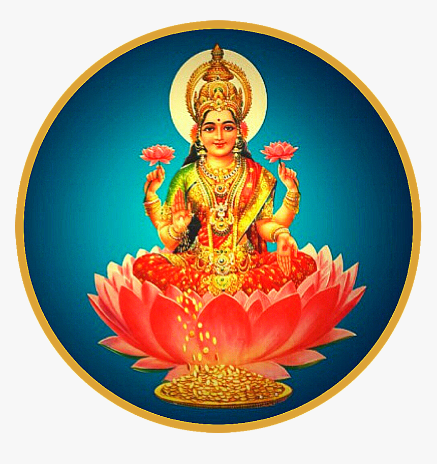 #laxmi #stickers By @sadna2018 #diwali #dipawali #dhanteras - Laxmi Devi Images Hd, HD Png Download, Free Download