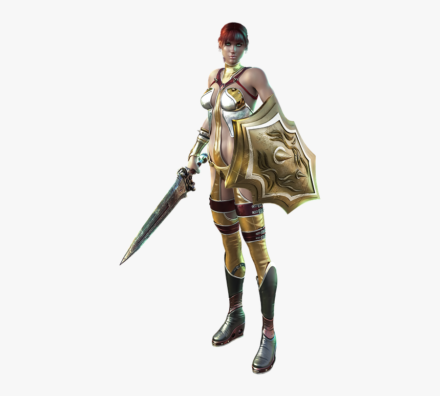 Warrior, Metal, Gold - Woman Warrior, HD Png Download, Free Download