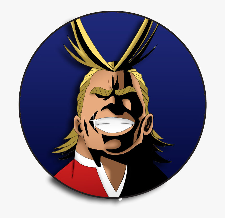 Home / Pin Back Buttons / My Hero Academia / All Might - All Might Smile Boku No Hero, HD Png Download, Free Download