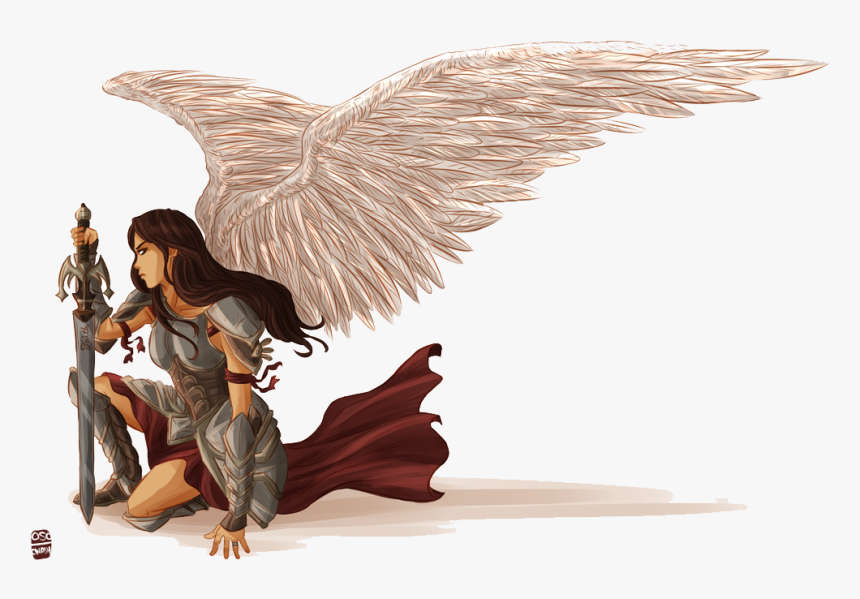 Angel Clip Art - Angel Warrior Png, Transparent Png, Free Download