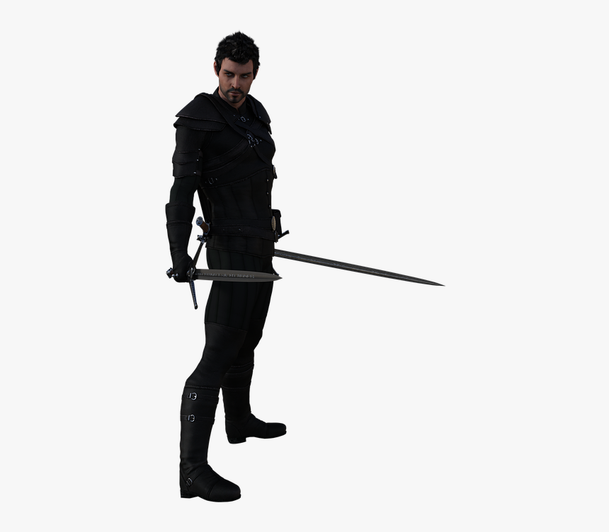Warrior, Sword, Fighter, 3d, Render, Brave, Protect - Warrior With Sword Png, Transparent Png, Free Download