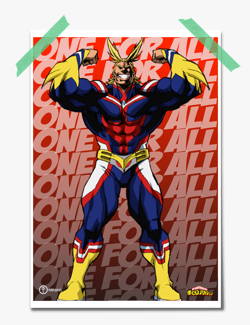 My Hero Academia Boku No Hero Academia All Might One - Cartoon, HD Png Download, Free Download