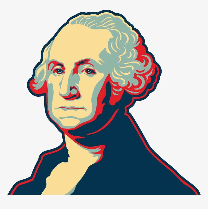 George Washington Face Png, Transparent Png, Free Download