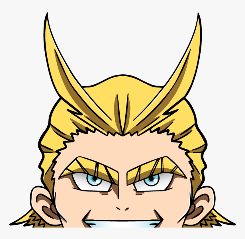Image Of Prime All Might Peeker - Cartoon, HD Png Download, Free Download
